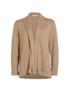 Splendid Estelle Knit Jacket In Heather Camel