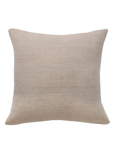 Pom Pom At Home Athena Hand-loomed Pillow In Natural