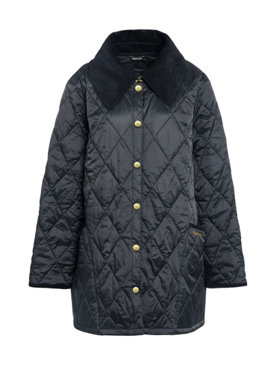 Barbour Women's Liddesdale Oversized Quilted Coat In Black