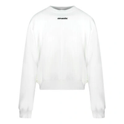 Pre-owned Off-white Off White Herren Sweatshirts Omba035e20fle002 0125 Jumper