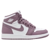 Jordan Boys  Retro 1 High Og Rmst In White/mauve