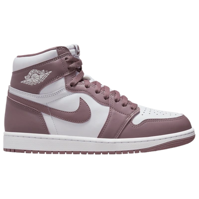 Jordan Mens  Retro 1 Hi Og Rmstd In White/purple/white