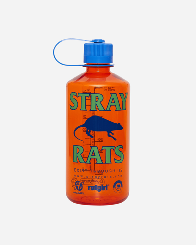 Stray Rats Rodenticide Nalgene Bottle In Orange
