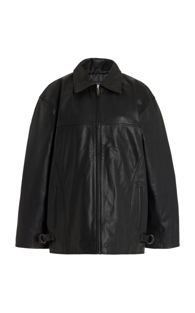 WORN VINTAGE EXCLUSIVE SIGNATURE LEATHER JACKET 