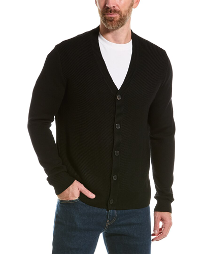 The Kooples Wool V-neck Cardigan In Black