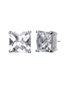 Genevive Silver Cz Solitaire Studs