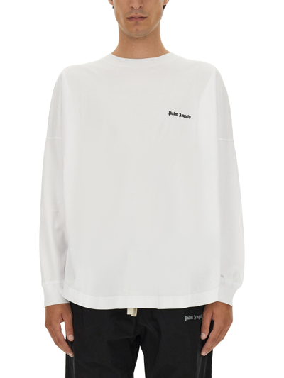 Palm Angels Sweatshirt With Logo In Multicolour
