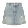 DOLCE & GABBANA HIGH-WAISTED DENIM SHORTS