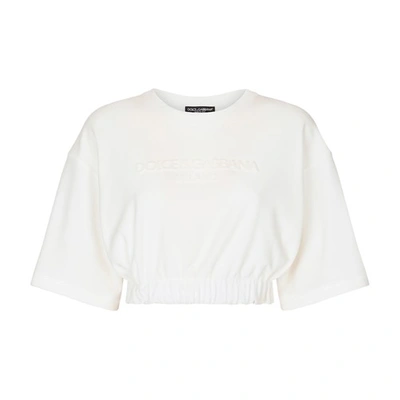 Dolce & Gabbana Chenille Top In Unbleached_for_dye