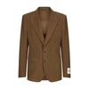 Dolce & Gabbana Single-breasted Long-sleeved Blazer In Brown_grey_6