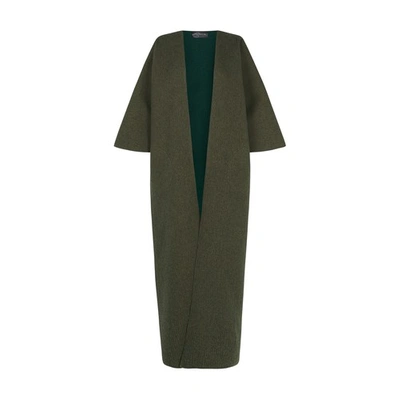 Cortana Jo Double-sided Coat In Green