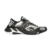 Dolce & Gabbana Two-tones Fabric Dragon Sneakers For Men In White_black