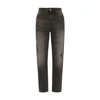 Dolce & Gabbana Boyfriend Jeans In Dark Blue Denim In Combined_colour