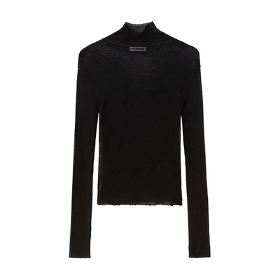Jil Sander High-neck Sweater In Black