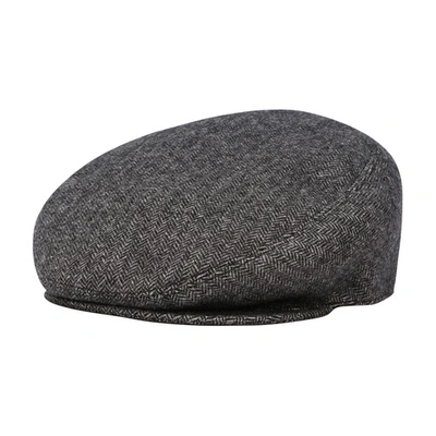 Dolce & Gabbana Herringbone-pattern Wool Flat Cap In Fantasy_not_print_