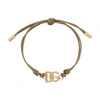 DOLCE & GABBANA BRACELET WITH CORD AND DG LOGO