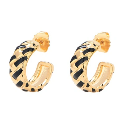 Aurelie Bidermann Harria Earrings In Black