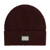 DOLCE & GABBANA KNIT HAT WITH LOGO TAG