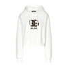 DOLCE & GABBANA JERSEY HOODIE WITH PATCH
