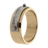 Dolce & Gabbana Logo-plaque Ring In Gold