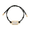 DOLCE & GABBANA BRACELET WITH CORD AND LOGO TAG