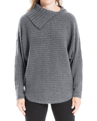 Max Studio Tunic Sweater In Grey