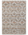 Weave & Wander Caide Transitional Diamond Accent Rug In Tan