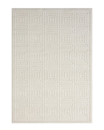 Lr Home Anders Modern Geometric Indoor/outdoor Area Rug In Ivory