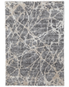 Weave & Wander Caide Transitional Abstract Accent Rug In Gray