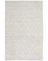Weave & Wander Tatem Transitional Solid Accent Rug In Ivory