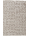 Weave & Wander Tatem Transitional Solid Accent Rug In Ivory