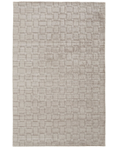 Weave & Wander Tatem Transitional Solid Accent Rug In Ivory