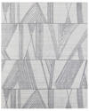 Weave & Wander Archor Modern Abstract Area Rug In Ivory