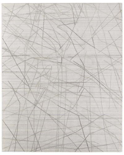 Weave & Wander Archor Modern Abstract Area Rug In Ivory