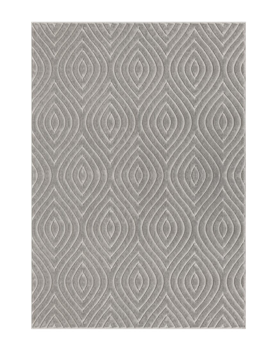 Lr Home Anders Modern Trellis Indoor/outdoor Area Rug In Gray