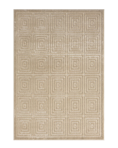 Lr Home Anders Modern Geometric Indoor/outdoor Area Rug In Beige