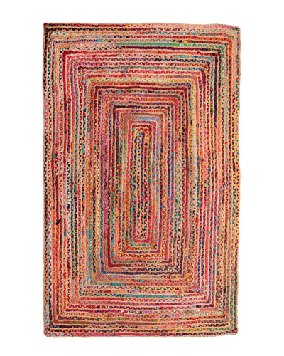Lr Home Leilani Bohemian Hand-braided Area Rug In Multicolor
