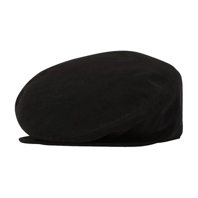 Dolce & Gabbana Cotton Fustian Flat Cap In Black