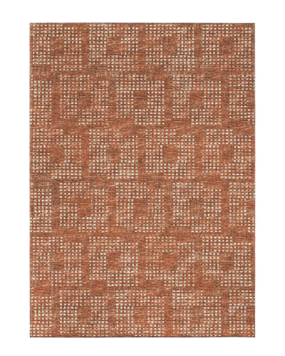Addison Rugs Eleanor Indoor/outdoor Washable Rug In Brown