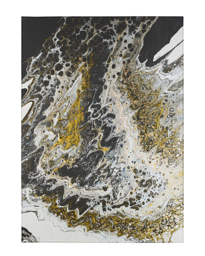 Addison Rugs Karina Indoor/outdoor Washable Rug In Black
