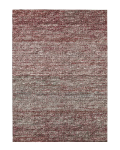 Addison Rugs Marston Indoor/outdoor Washable Rug In Burgundy