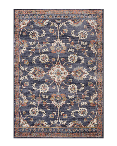 Ar Rugs Jordan Bea Floral Area Rug In Navy
