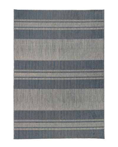 Ar Rugs Maryland Blessy Striped Runner Rug In Blue