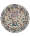 Ar Rugs Montana Carrey Bordered Runner Rug In Gray