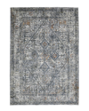Ar Rugs Vermont Chelsea Bordered Runner Rug In Gray