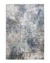 Ar Rugs Yasmin Deva Abstract Runner Rug In Blue