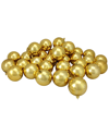 Shop Northlight 60ct Vegas Gold Shatterproof Shiny Christmas Ball Ornaments