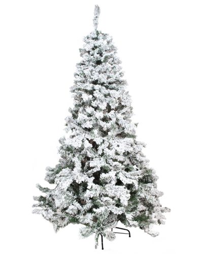 Northlight 7.5ft Green Heavily Flocked Pine Medium Artificial Christmas Tree