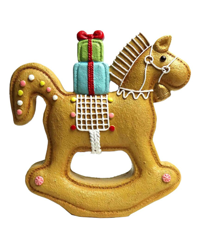 Northlight 7.25in Gingerbread Tabletop Rocking Horse Cookie