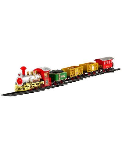 Northlight 16pc Battery Operated Lighted & Animated Christmas Train Set In Multi